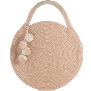 Shiraleah VESTA Circle Tote Handbag Purse BLUSH